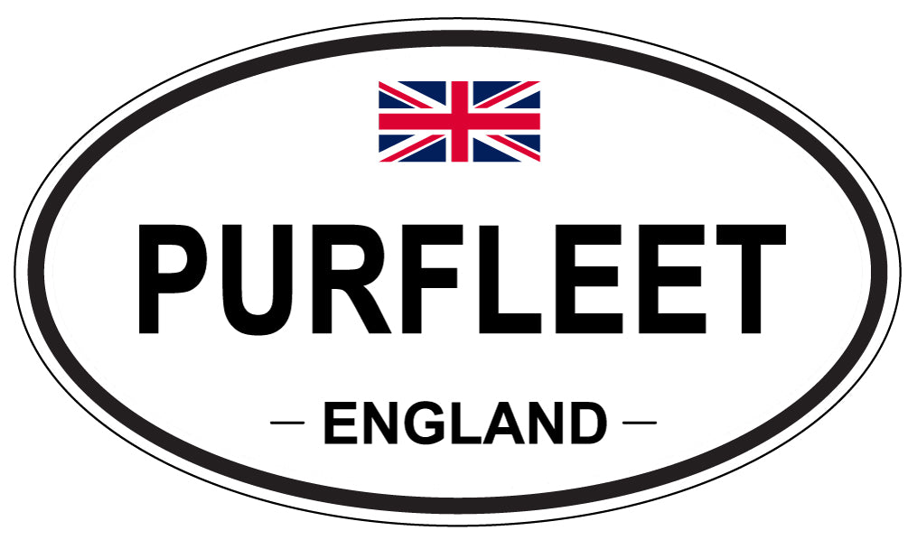 PURFLEET, England - Oval Magnet