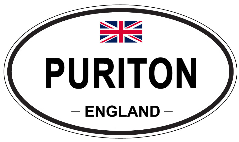 PURITON, England - Oval Magnet