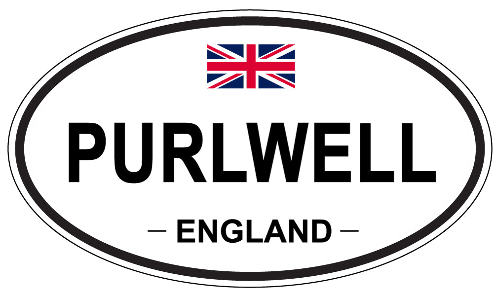 PURLWELL, England - Oval Magnet