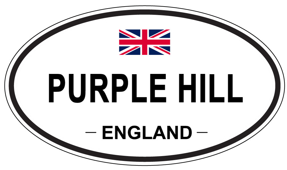 PURPLE HILL, England - Oval Magnet