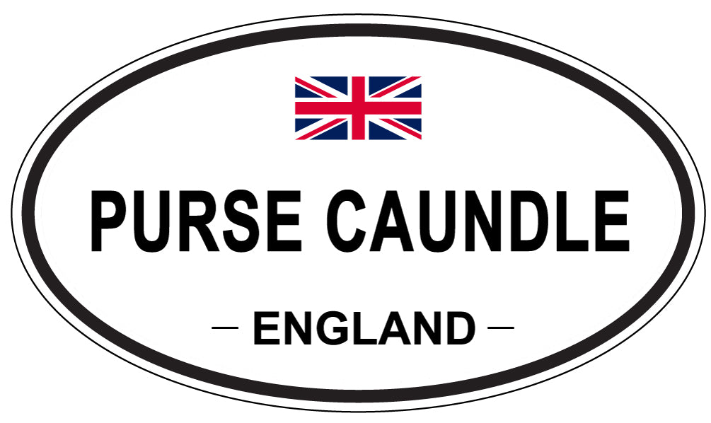 PURSE CAUNDLE, England - Oval Magnet