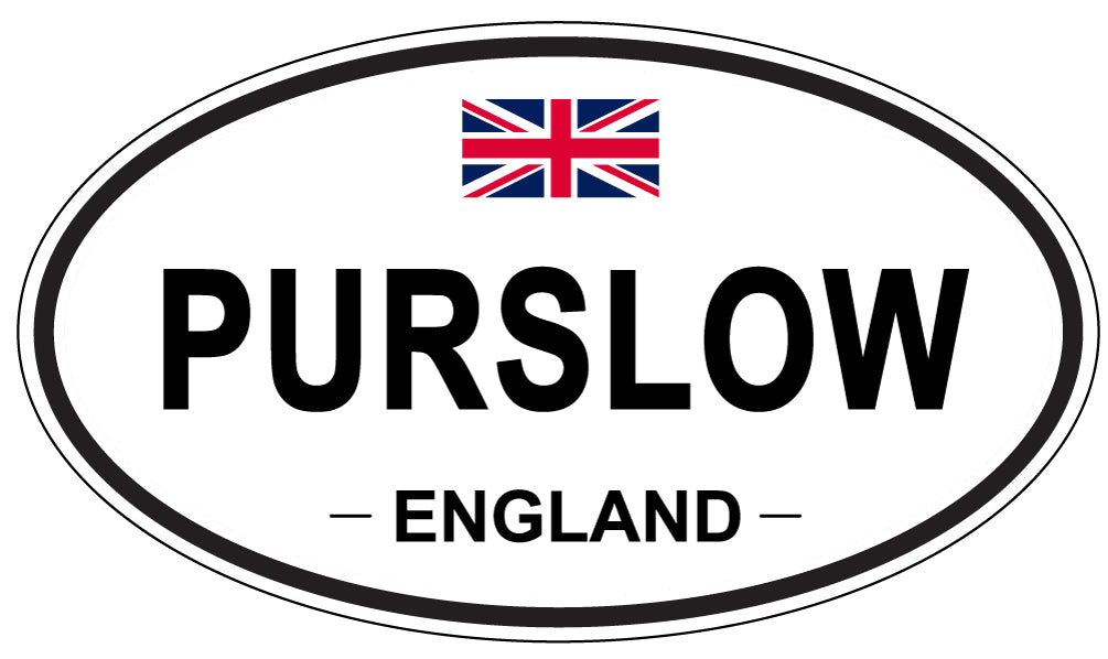 PURSLOW, England - Oval Magnet