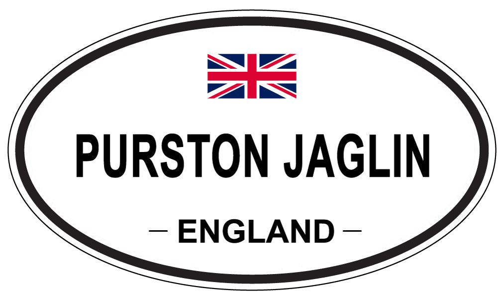 PURSTON JAGLIN, England - Oval Magnet