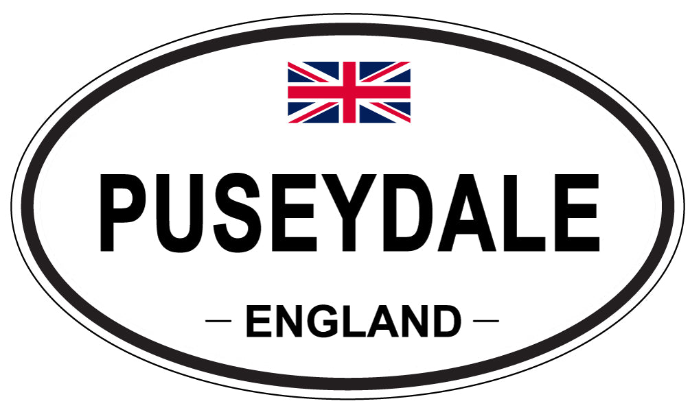 PUSEYDALE, England - Oval Magnet