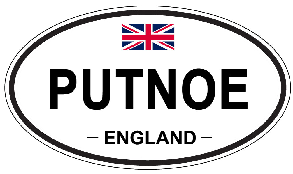 PUTNOE, England - Oval Magnet