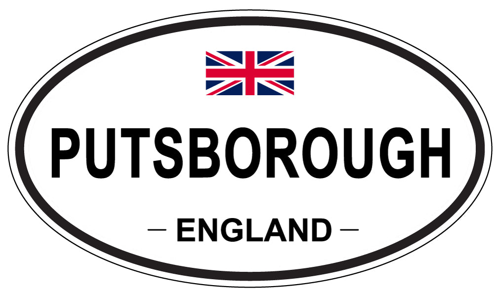 PUTSBOROUGH, ENGLAND - Oval Sticker