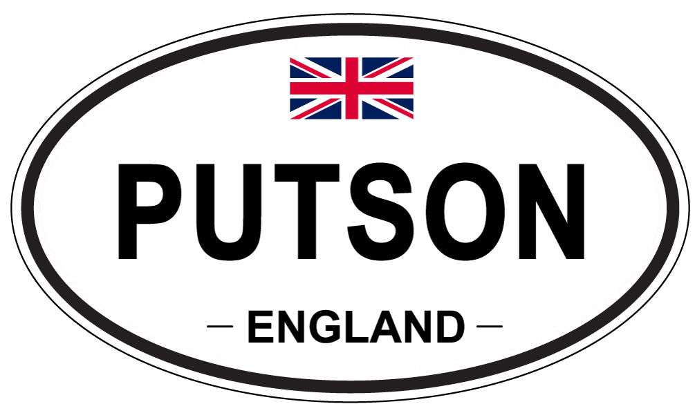 PUTSON, England - Oval Magnet