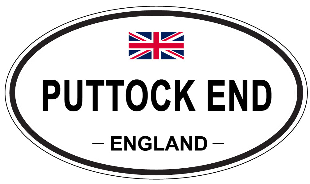 PUTTOCK END, England - Oval Magnet
