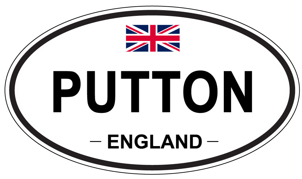 PUTTON, England - Oval Magnet