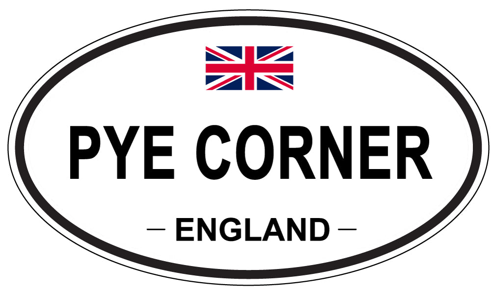 PYE CORNER, England - Oval Magnet