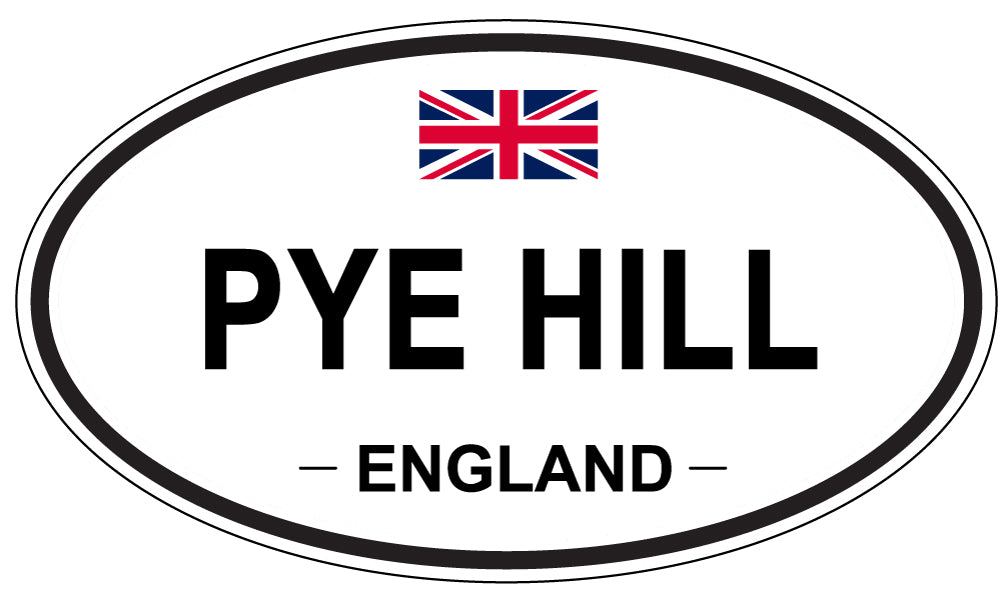 PYE HILL, England - Oval Magnet