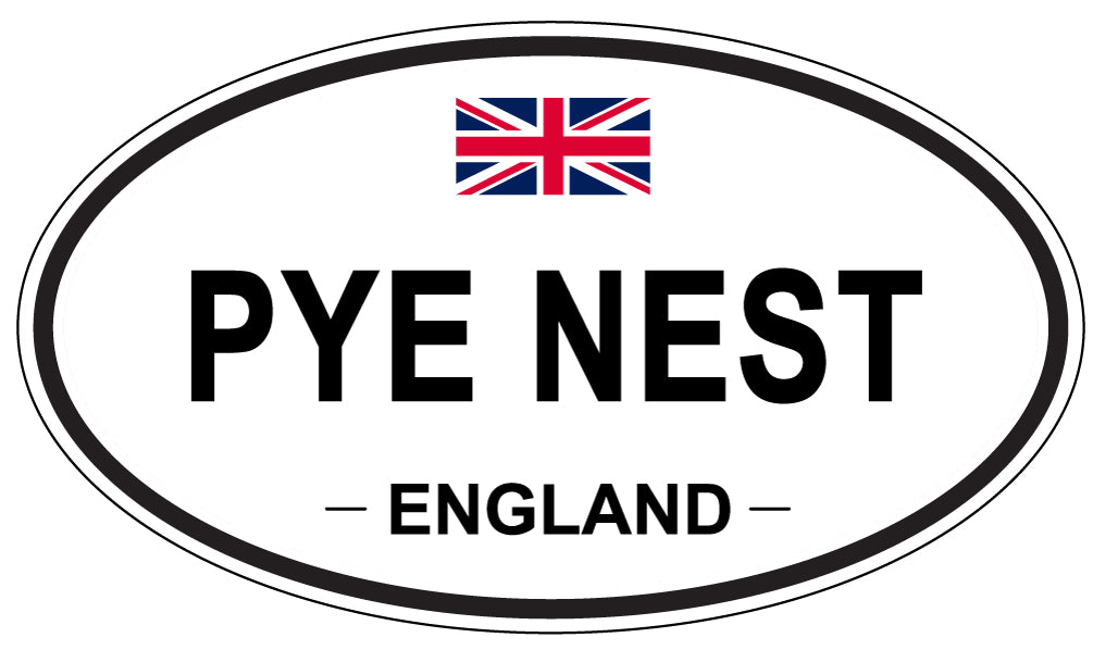 PYE NEST, England - Oval Magnet
