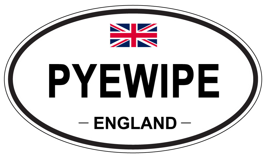 PYEWIPE, England - Oval Magnet
