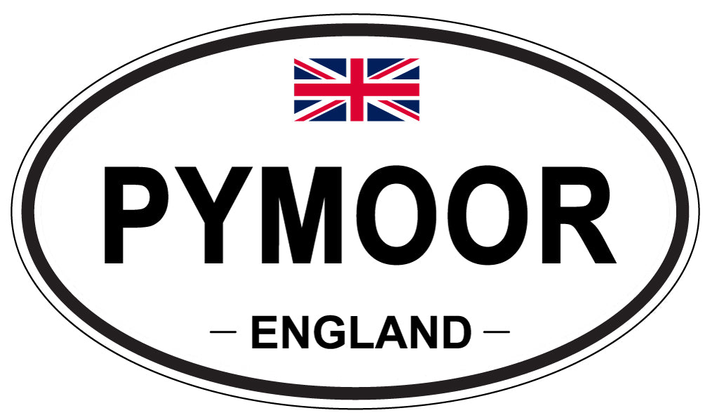 PYMOOR, England - Oval Magnet