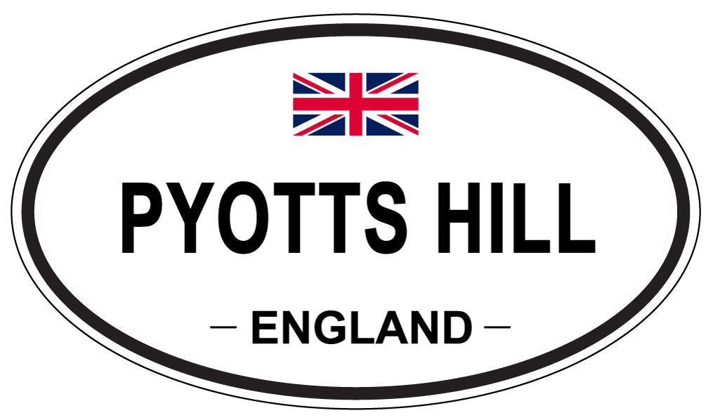 PYOTTS HILL, England - Oval Magnet