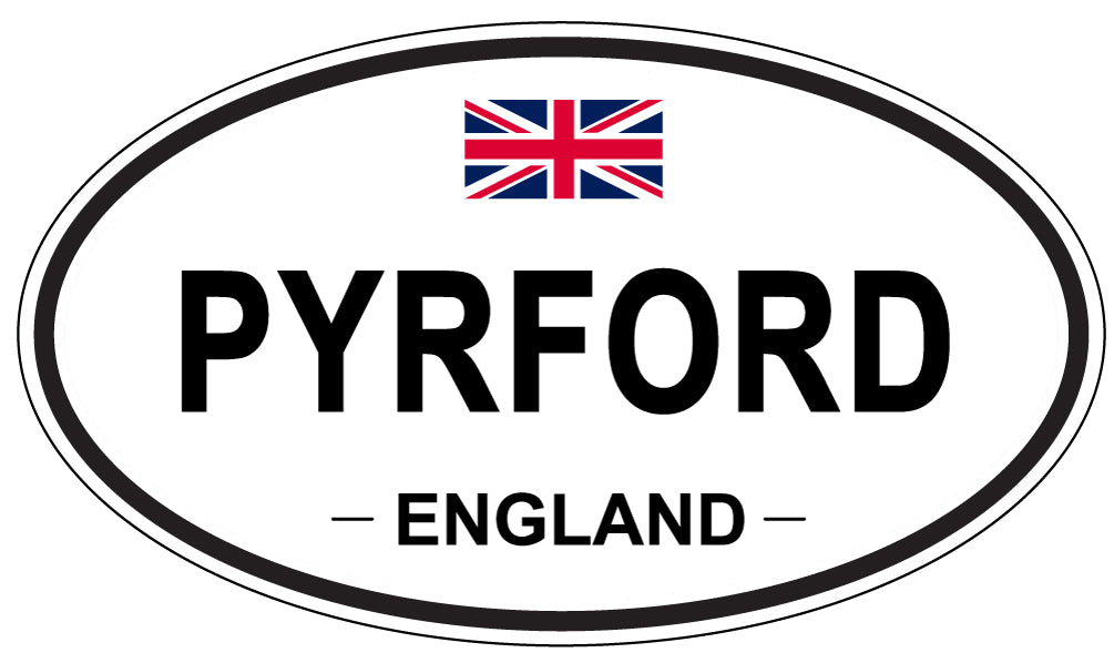 PYRFORD, England - Oval Magnet