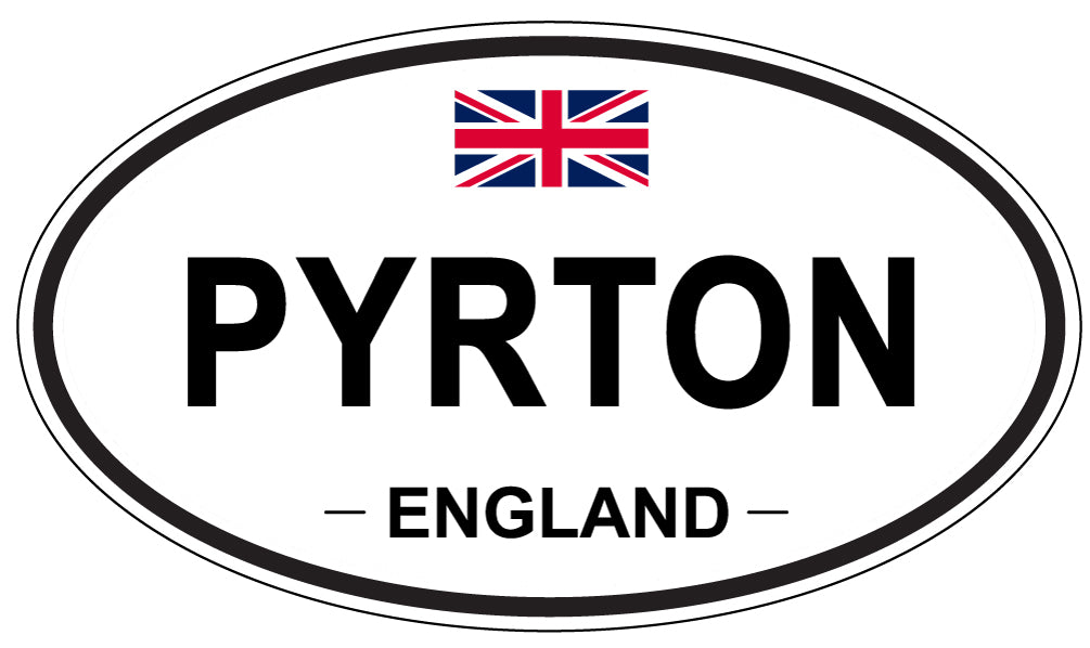 PYRTON, England - Oval Magnet