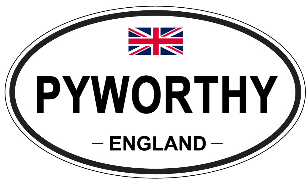PYWORTHY, England - Oval Magnet
