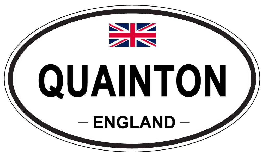 QUAINTON, England - Oval Magnet