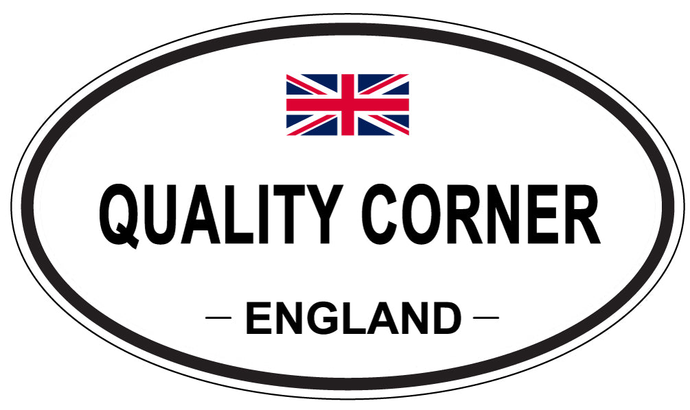 QUALITY CORNER, England - Oval Magnet