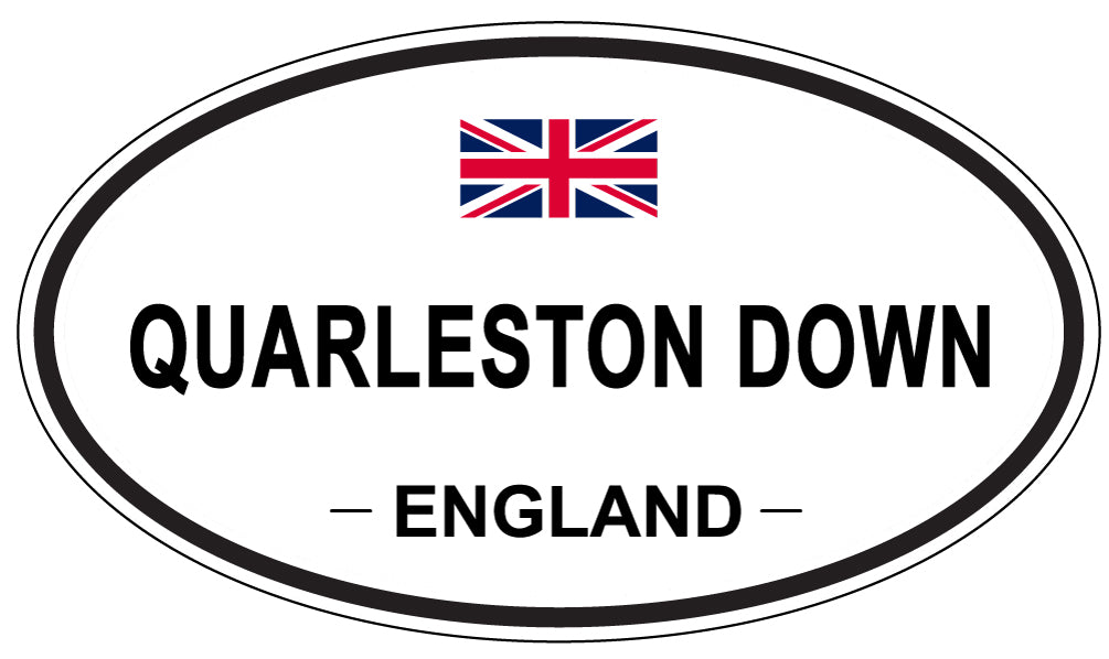 QUARLESTON DOWN, England - Oval Magnet