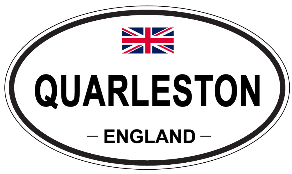 QUARLESTON, England - Oval Magnet