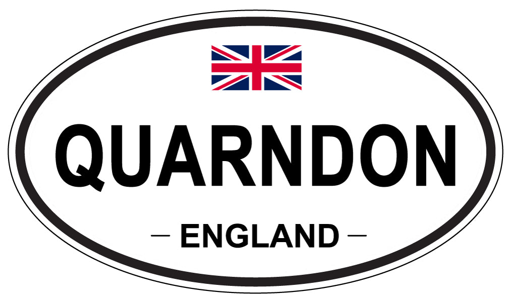 QUARNDON, England - Oval Magnet