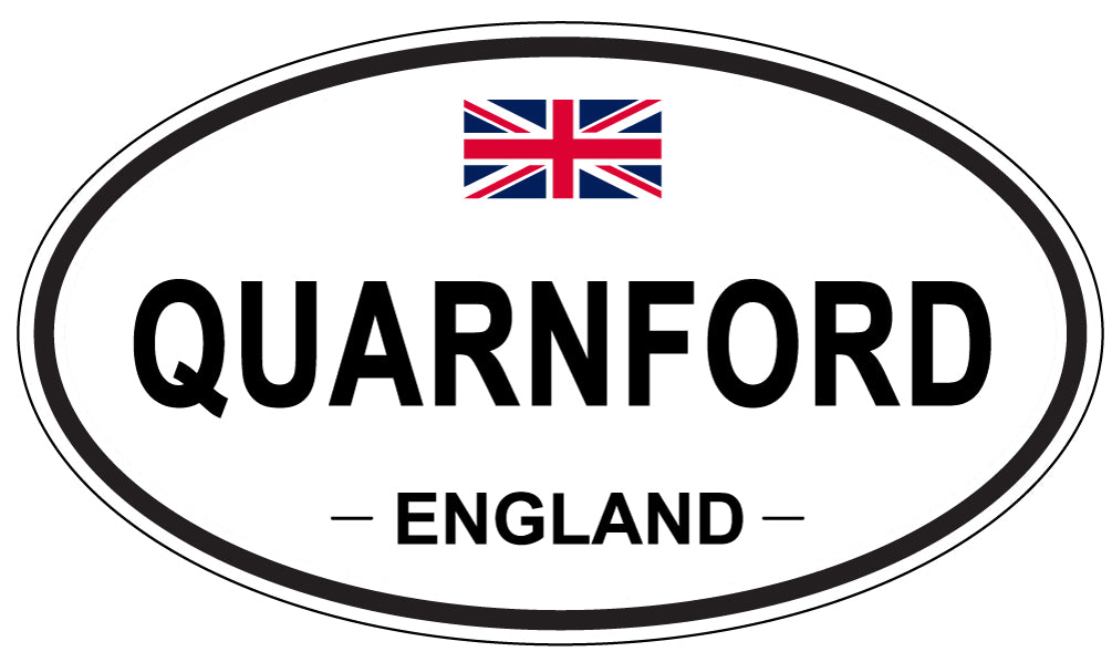 QUARNFORD, England - Oval Magnet