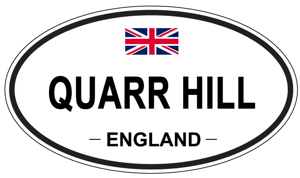 QUARR HILL, England - Oval Magnet