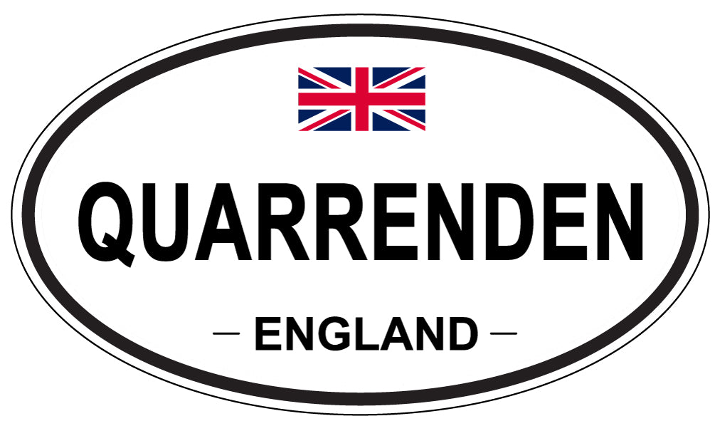 QUARRENDEN, England - Oval Magnet