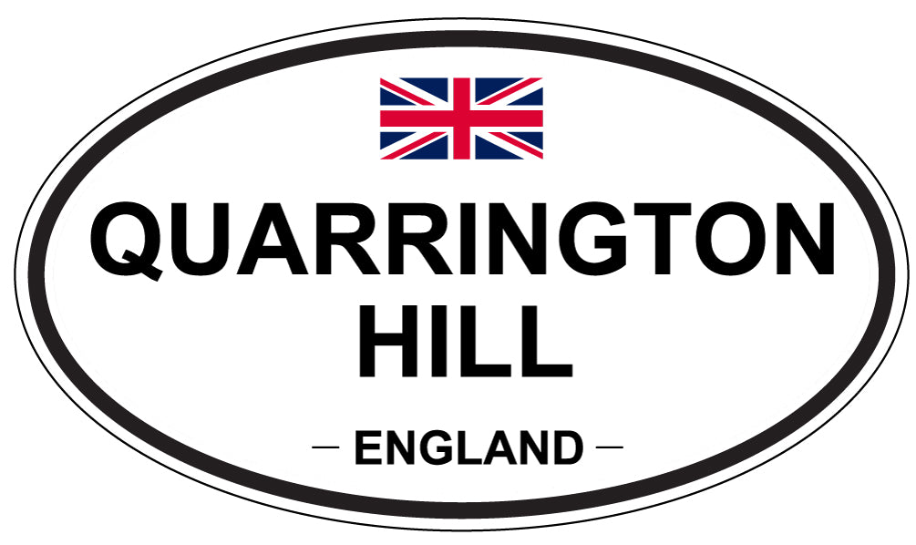 QUARRINGTON HILL, England - Oval Magnet