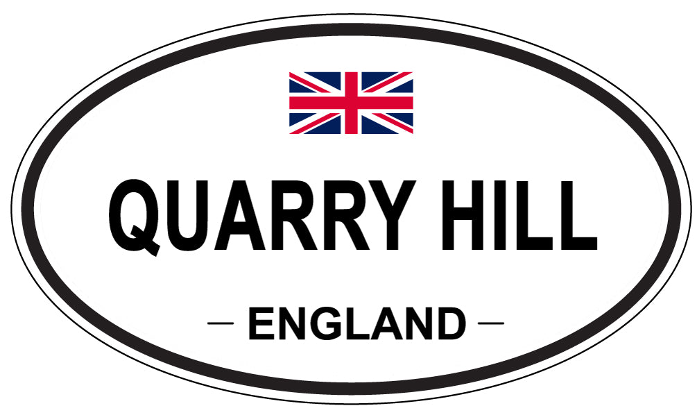 QUARRY HILL, England - Oval Magnet