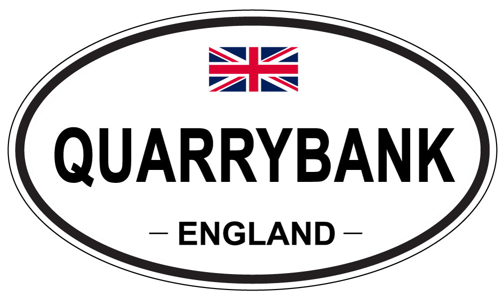 QUARRYBANK, ENGLAND - Oval Sticker