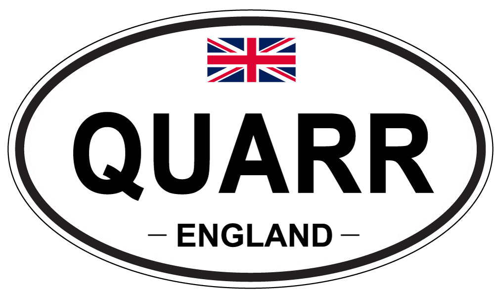 QUARR, England - Oval Magnet