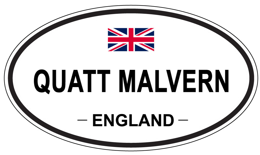 QUATT MALVERN, England - Oval Magnet