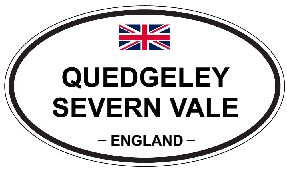 QUEDGELEY SEVERN VALE, England - Oval Magnet