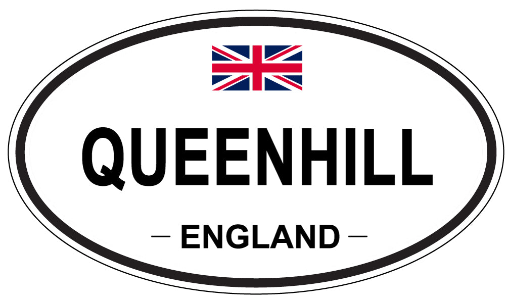QUEENHILL, England - Oval Magnet