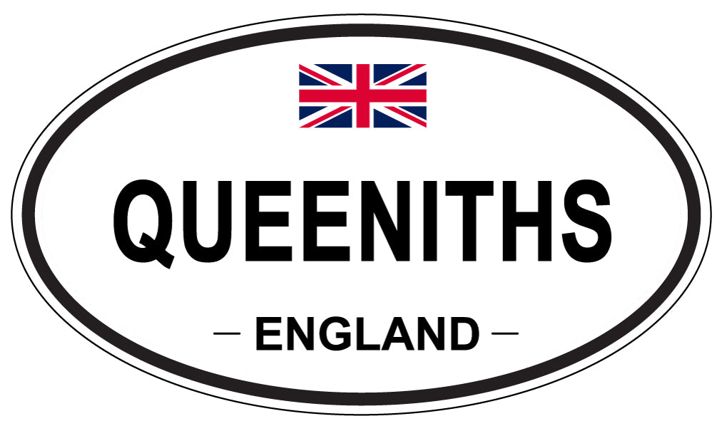 QUEENITHS, England - Oval Magnet