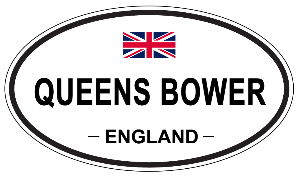 QUEENS BOWER, England - Oval Magnet