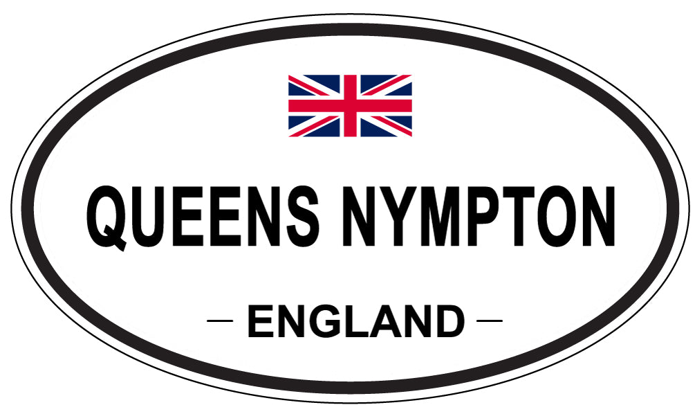 QUEENS NYMPTON, England - Oval Magnet