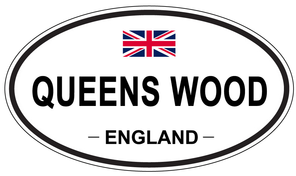 QUEENS WOOD, England - Oval Magnet