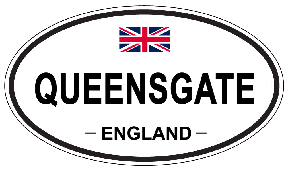 QUEENSGATE, England - Oval Magnet