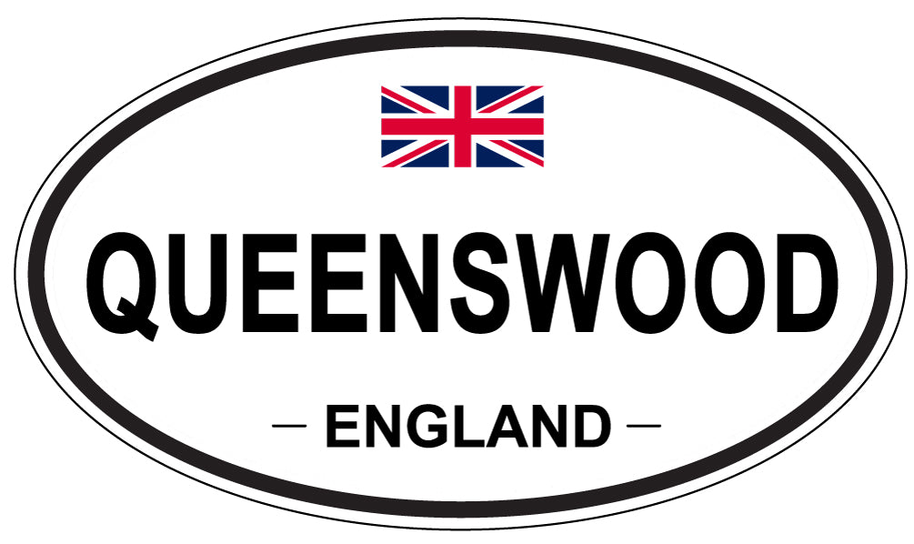 QUEENSWOOD, England - Oval Magnet