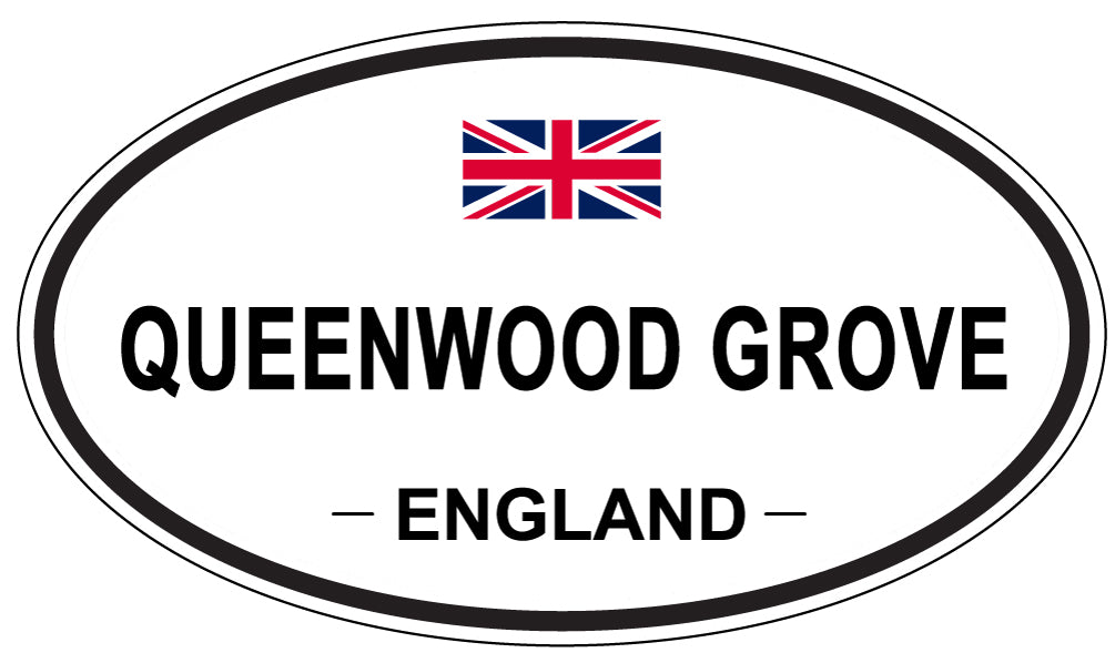 QUEENWOOD GROVE, England - Oval Magnet