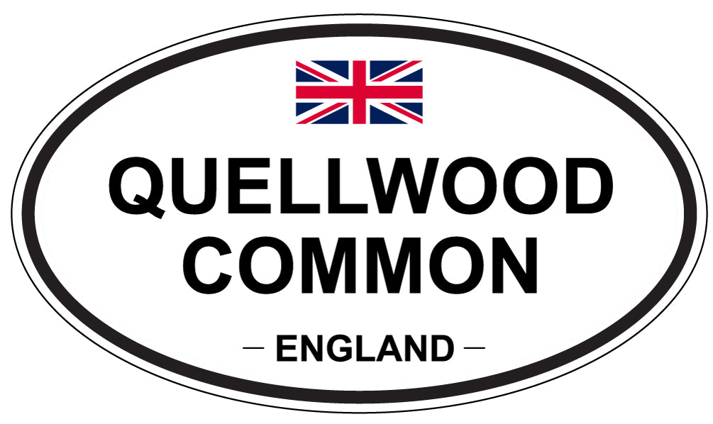 QUELLWOOD COMMON, England - Oval Magnet