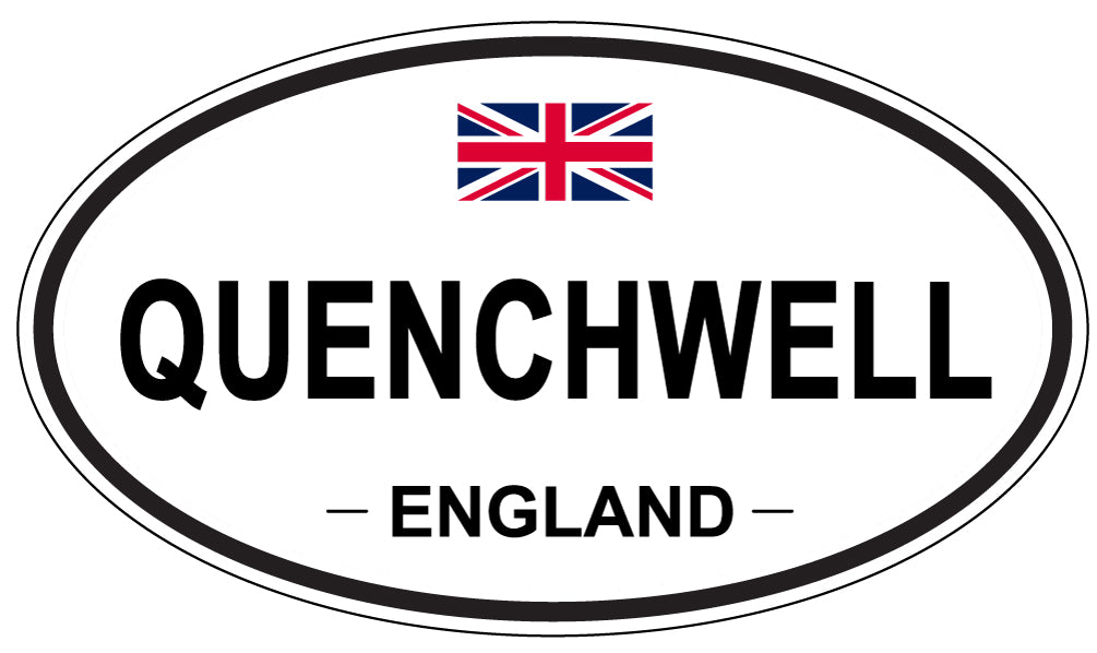 QUENCHWELL, England - Oval Magnet