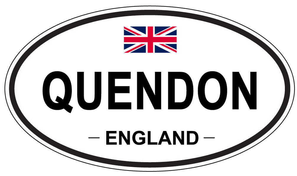 QUENDON, England - Oval Magnet