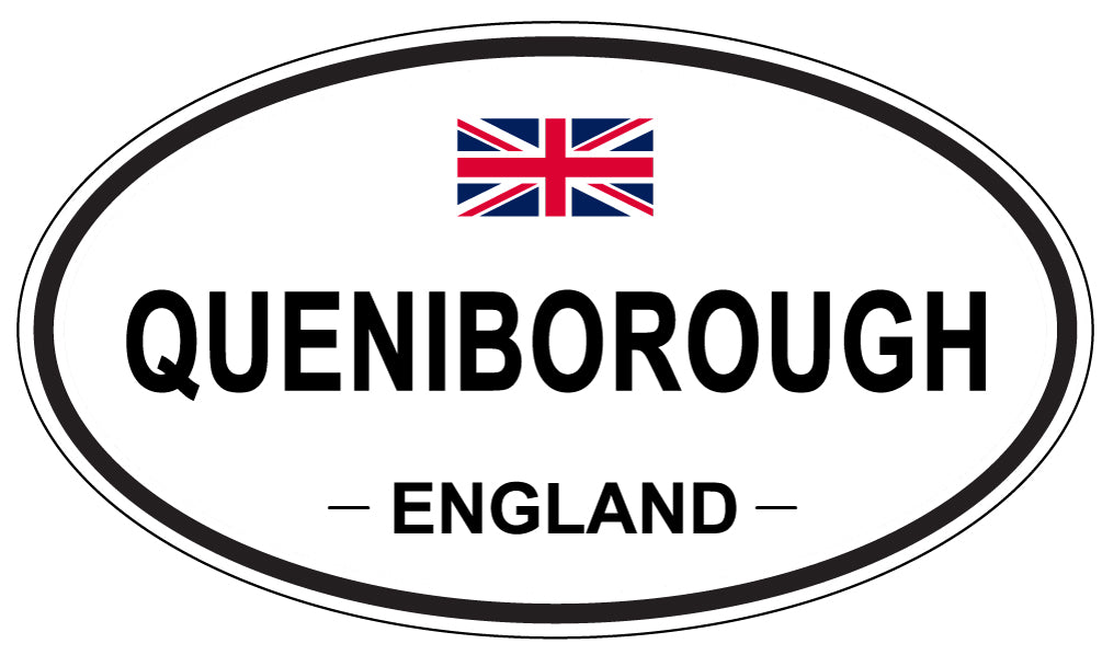 QUENIBOROUGH, England - Oval Magnet