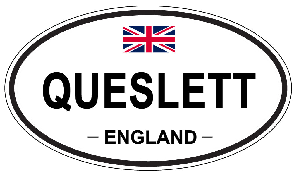 QUESLETT, England - Oval Magnet