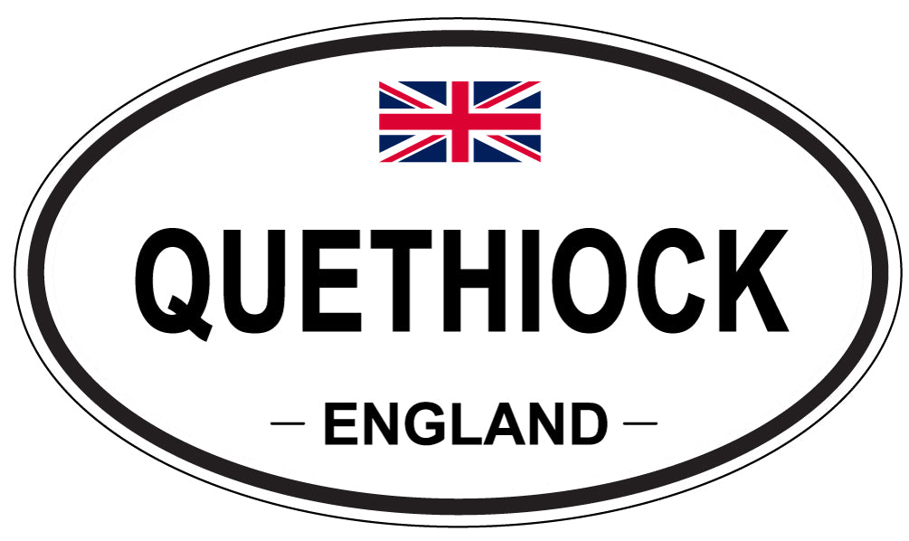 QUETHIOCK, England - Oval Magnet